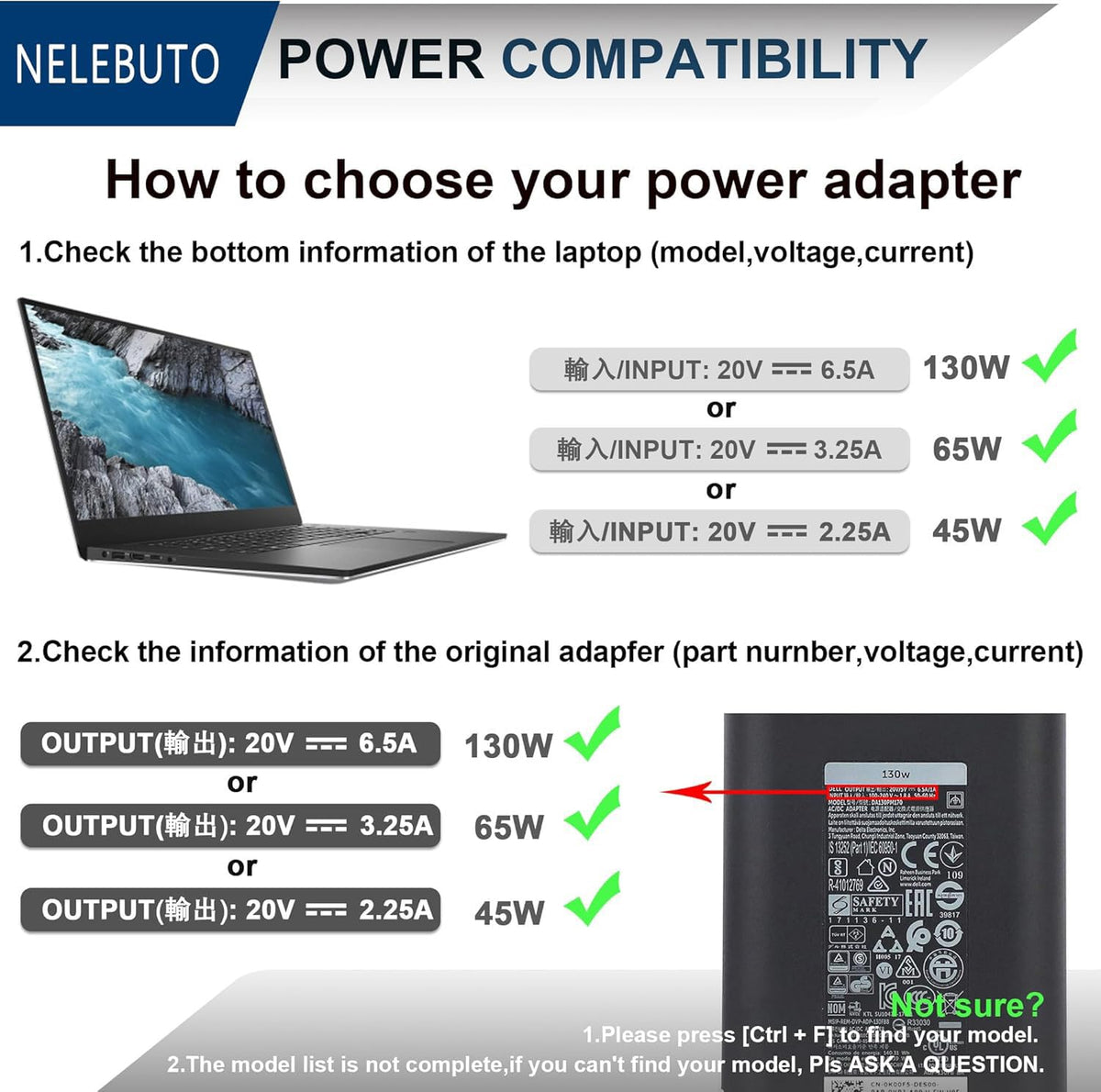 Close-up of NELEBUTO connector for 4.5x3.0 mm plug with reliable compatibility