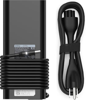 NELEBUTO 130W Dell XPS adapter front view, reliable power for daily use