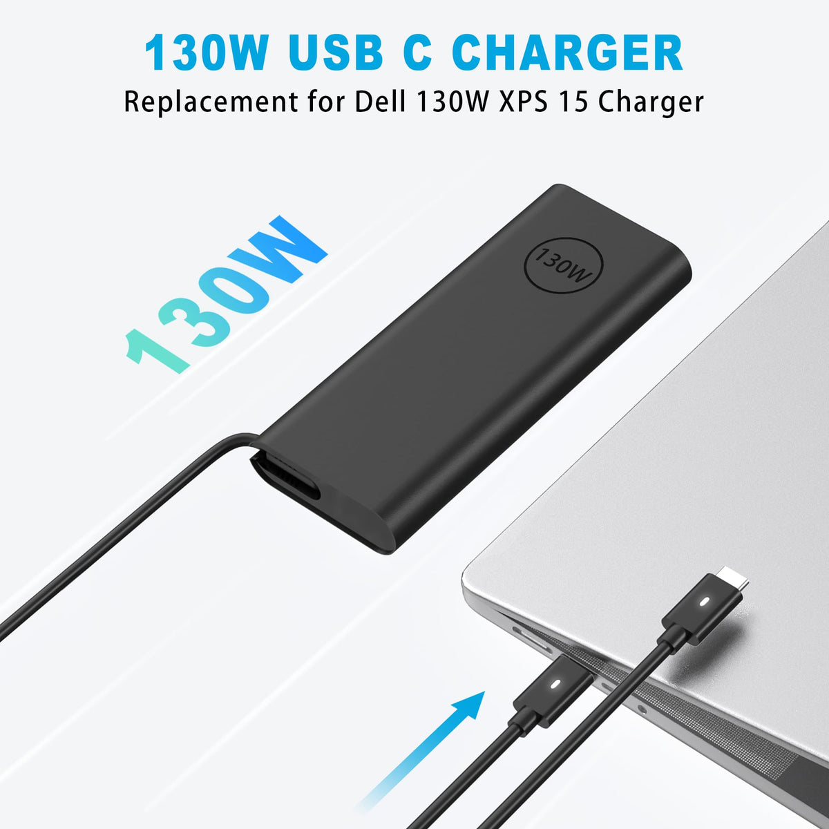 NELEBUTO 130W USB-C charger packaging and included cable