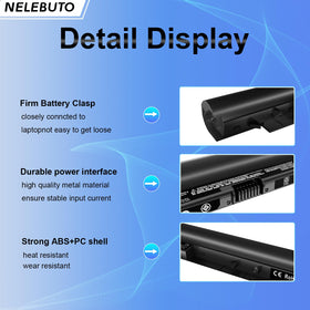 NELEBUTO JC04 battery side ports for easy plug-and-play replacement