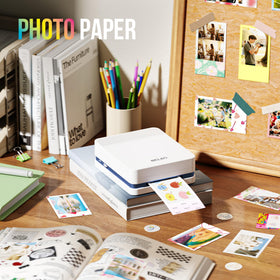 Nelko white photo paper 30 sheets for clean prints and color accuracy
