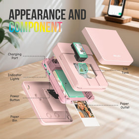 Nelko PP01 adhesive photos are ideal for scrapbooks and crafts.