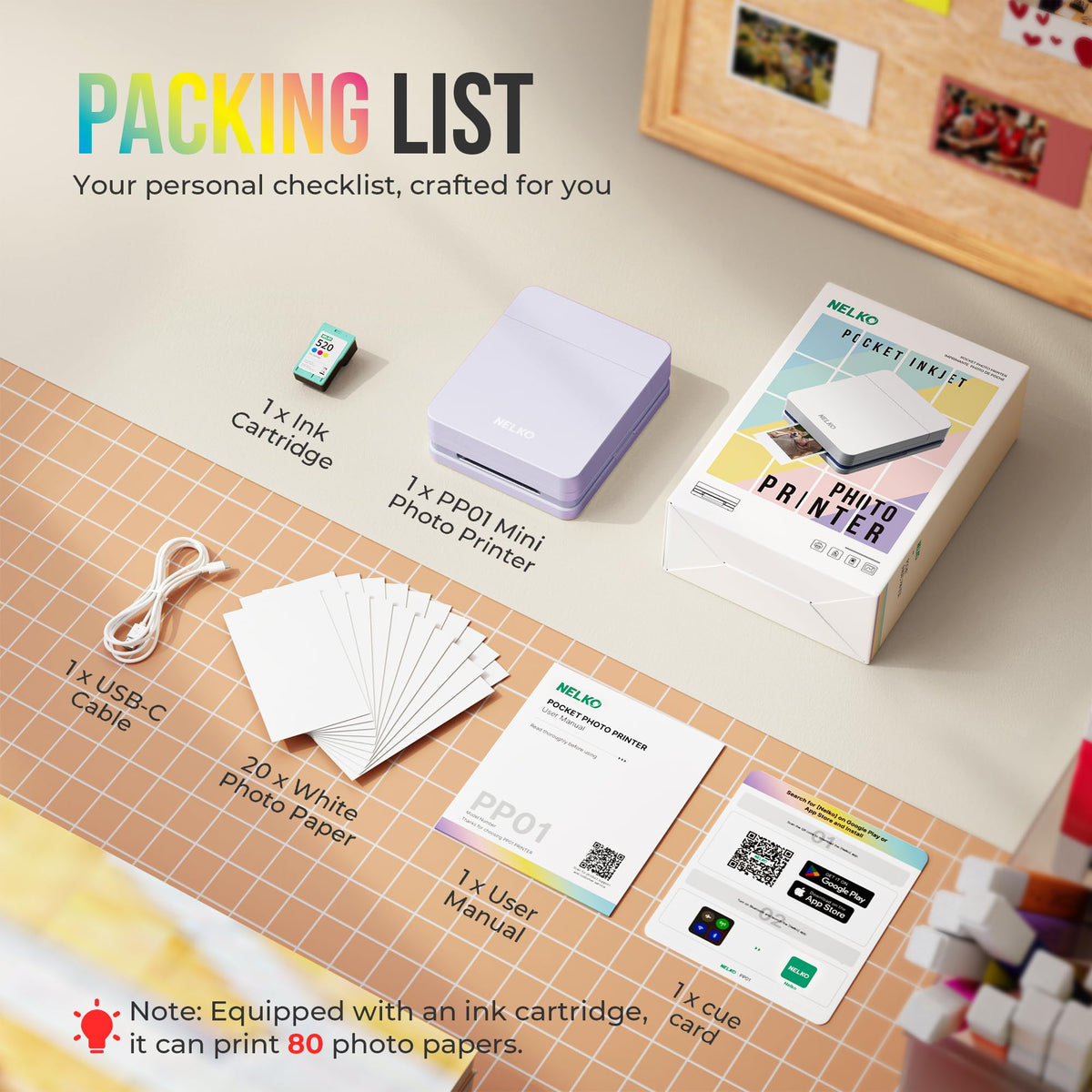 Nelko PP01 compact pocket-friendly design fits backpacks and purses.