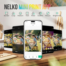 Nelko PP01 sticky-backed paper ready for scrapbooking.