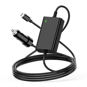 NENASEW front view of car adapter showing compact design and portability benefit