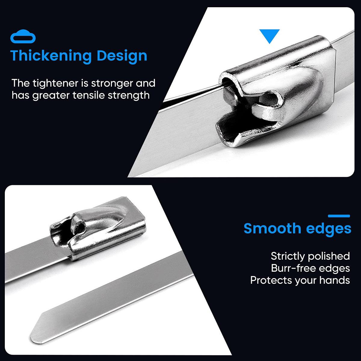 Neojao cable and pipe zip ties for industrial use
