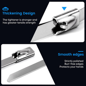 Neojao cable and pipe zip ties for industrial use