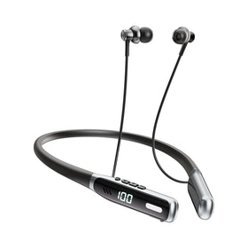 NEOQOQO neckband earbuds front view for all-day comfort and secure wear