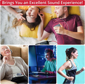 Neoteck driving over-ear headphones with fuller, punchier bass