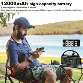 NEPIVEL NOAA AM/FM radio offers strong reception and alerts.