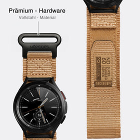 Nereides band light brown woven loop designed for daily wear.