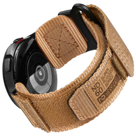 Nereides nylon strap close-up shows breathable weave for all-day comfort.