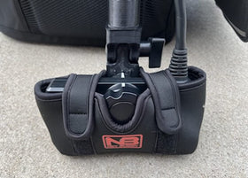 Net Buddy Garmin Livescope Plus LVS34 cover cushions and shields the transducer during travel.