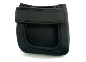 Net Buddy MEGA Live transducer cover on boat keeps gear safe from spray