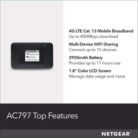 NETGEAR AC797-100NAS secure WLAN anywhere, boosting roaming access.
