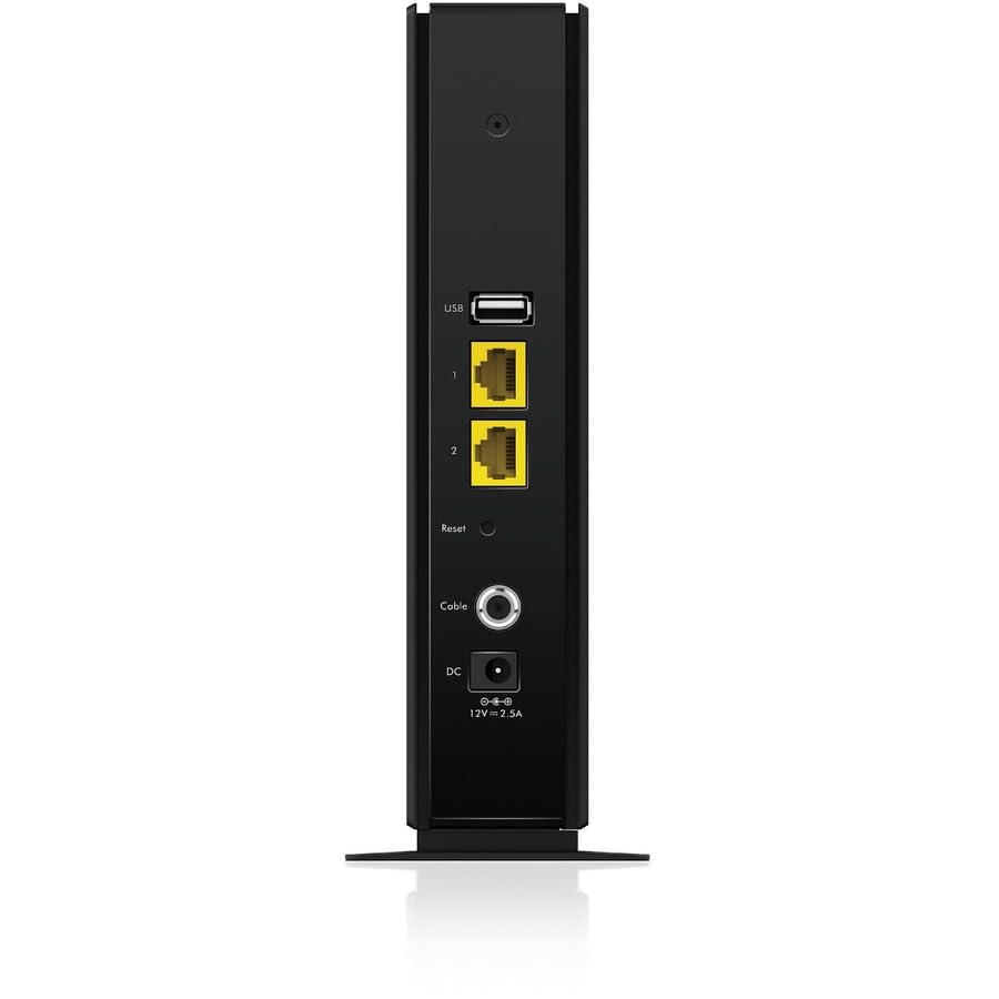 NETGEAR C6230 compact setup fits on shelves with clean aesthetics.