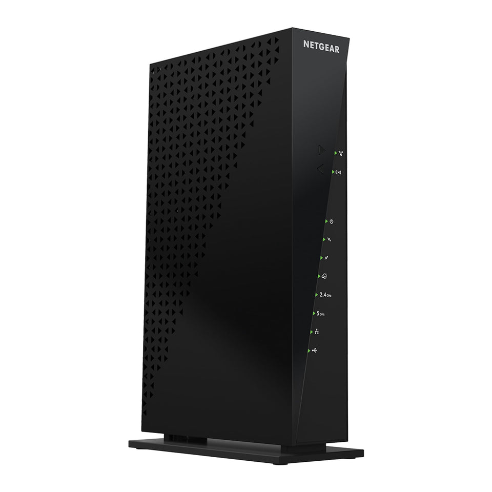 NETGEAR C6300 modem-router combo on table for seamless home networking