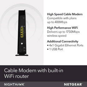 NETGEAR C6300 USB 2.0 port to share storage across devices