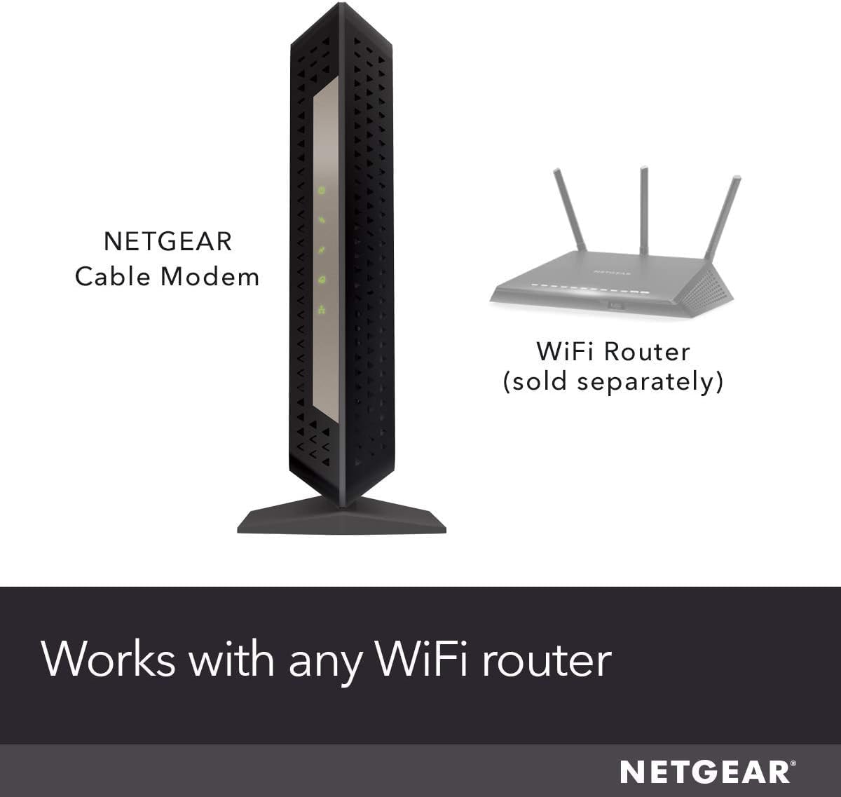 CM1000 Ethernet port detail supports reliable wired devices.