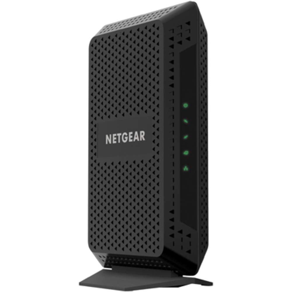 Netgear CM600 cable modem with 24x8 bonding for faster downloads and reliable streaming.