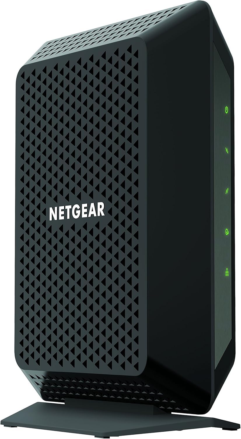 NETGEAR CM700 front view ready for easy high-speed setup.