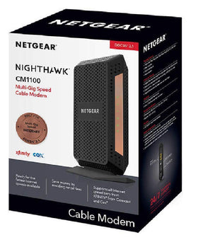 Netgear Nighthawk CM1100 renewed label signals tested performance and value.