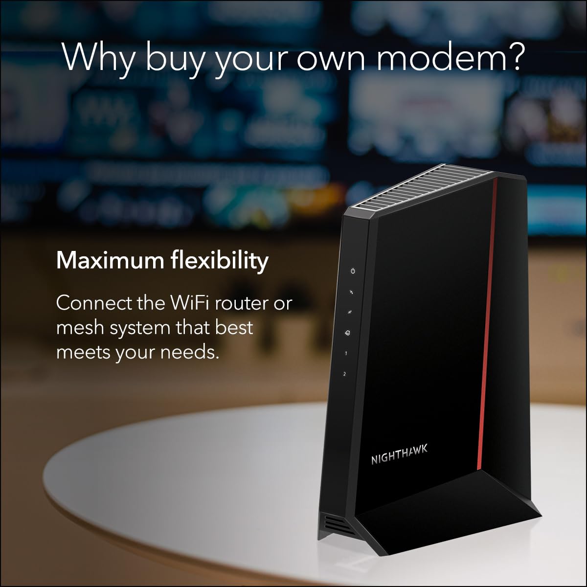 NETGEAR Nighthawk CM2500 setup with router demonstrates easy home network upgrade.