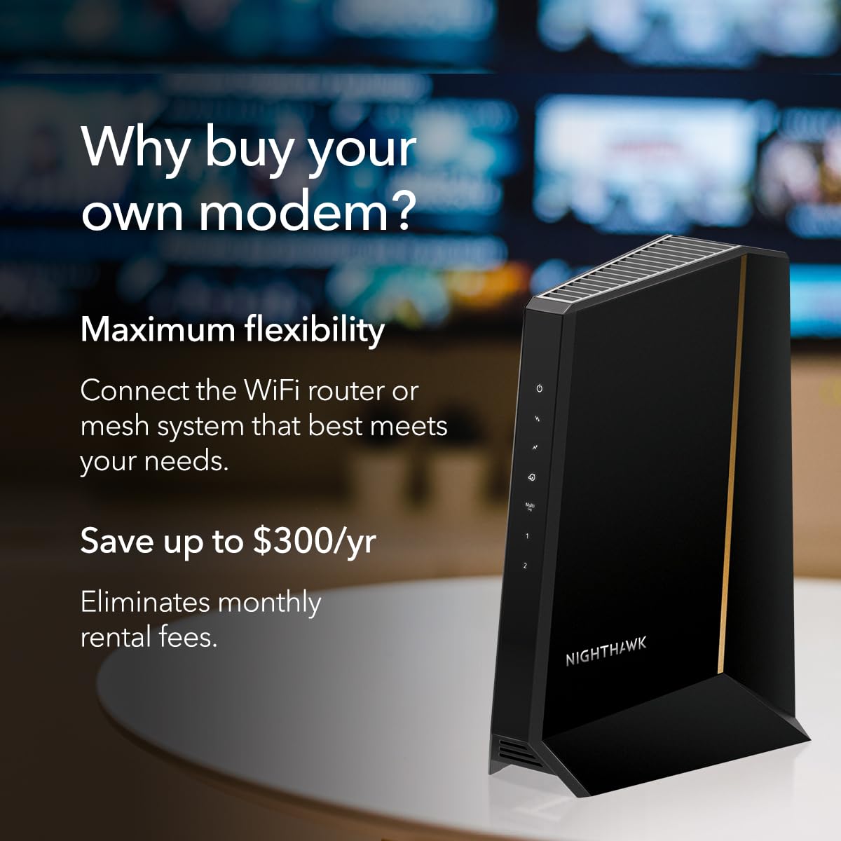 Setup graphic for quick CM3000 pairing with router