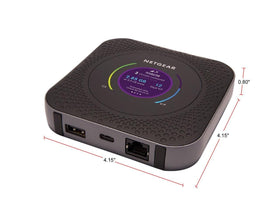 NETGEAR Nighthawk M1 Wi-Fi setup panel enables quick, secure connect.