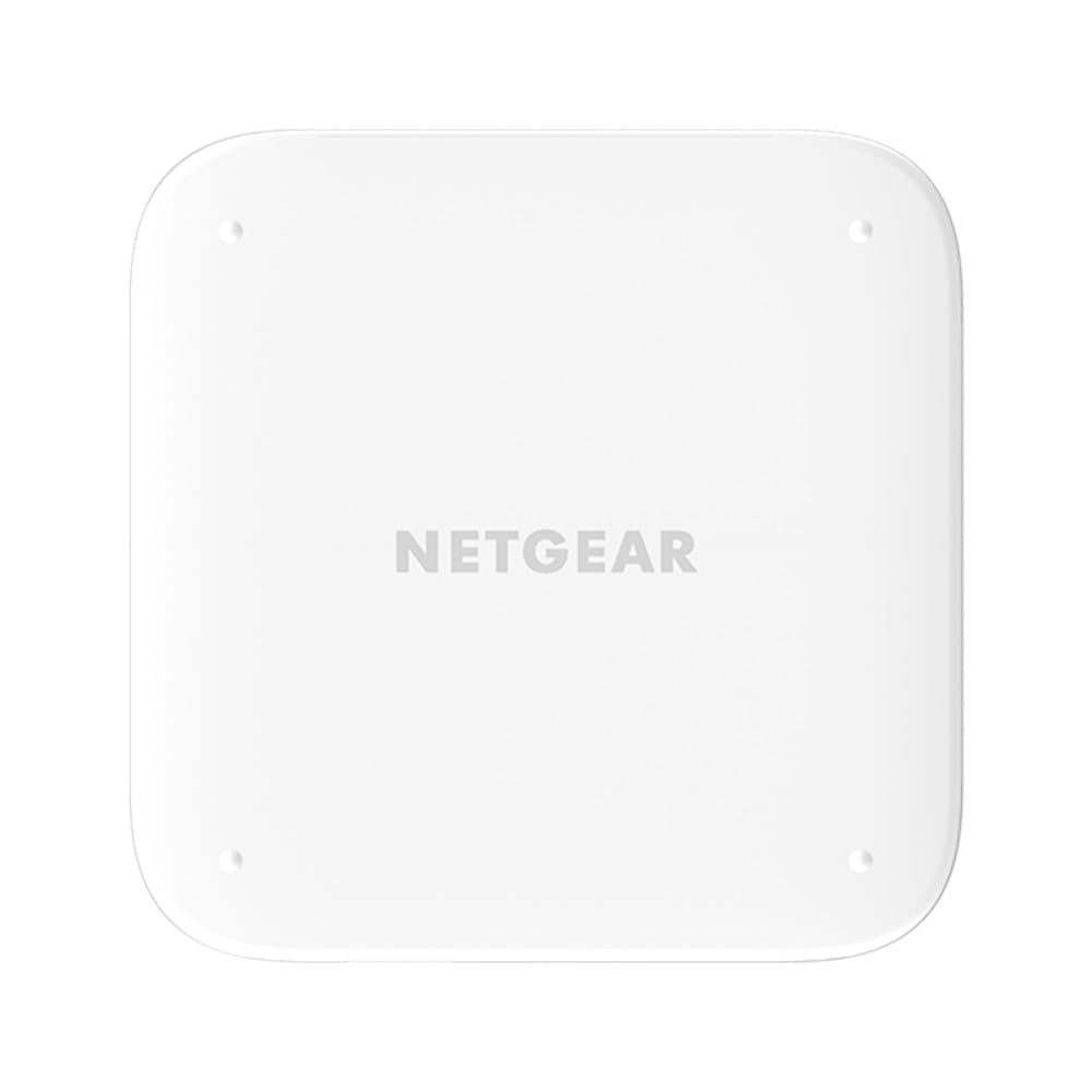 NETGEAR Nighthawk M6 back view highlighting status indicators.