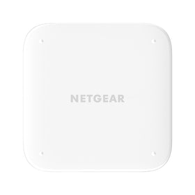 NETGEAR Nighthawk M6 back view highlighting status indicators.
