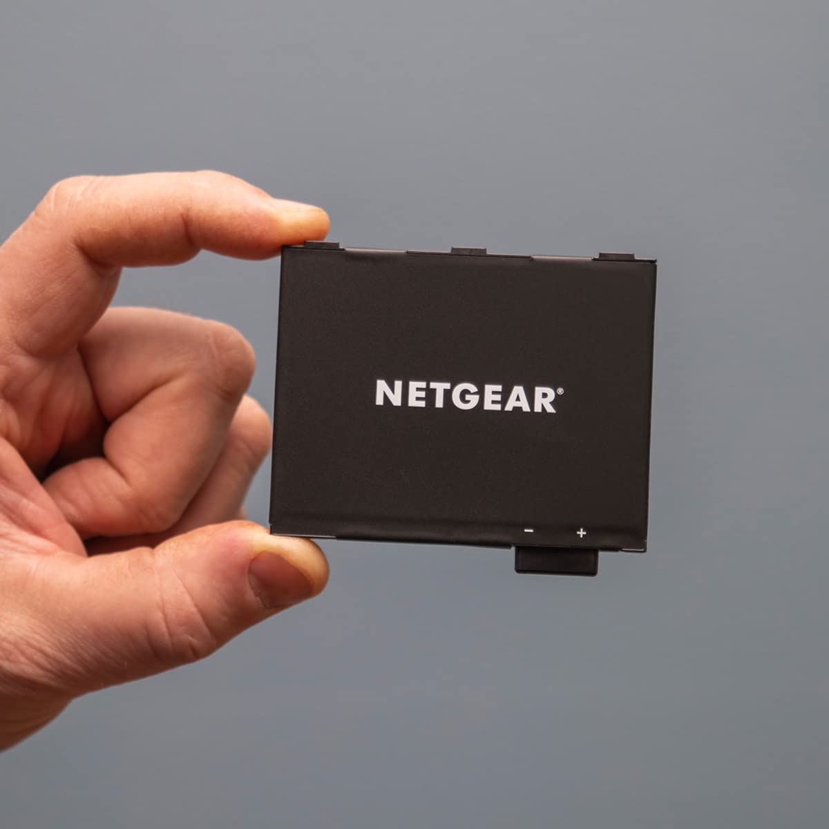 NETGEAR Nighthawk M6 battery installed in router delivering extended runtime