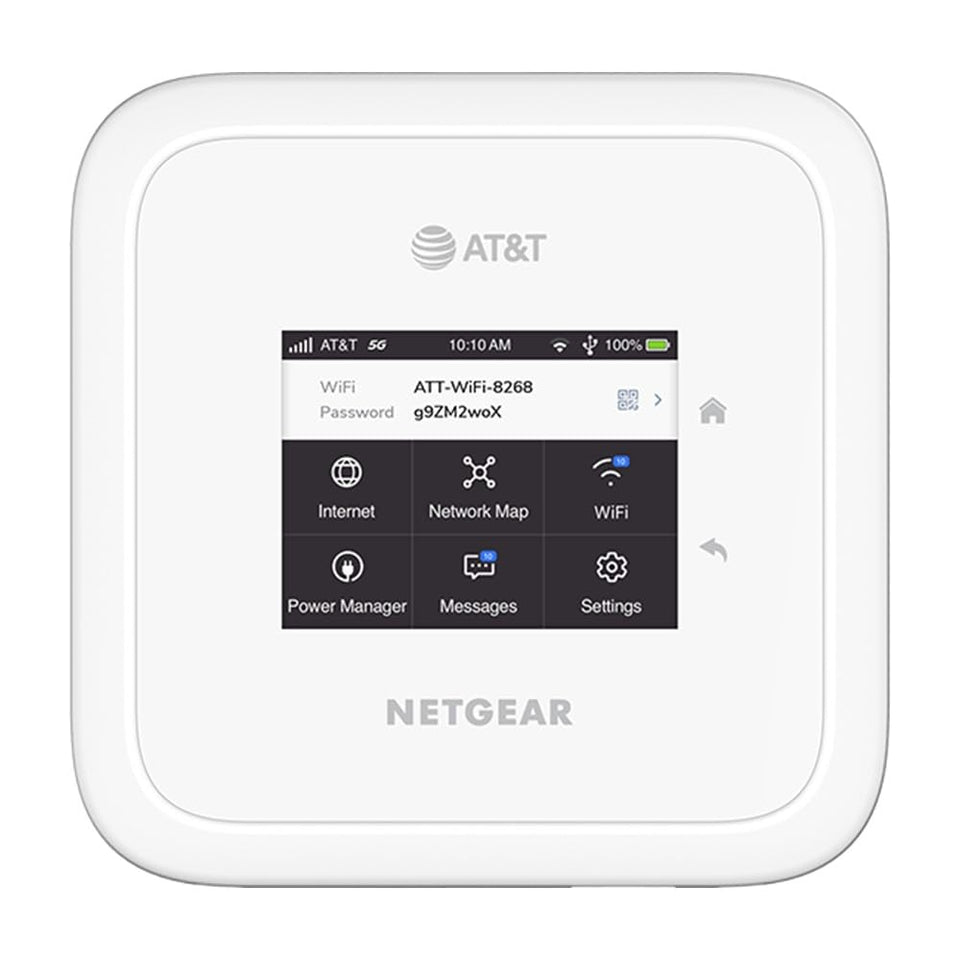 NETGEAR Nighthawk M6 front view ready for on-the-go use.