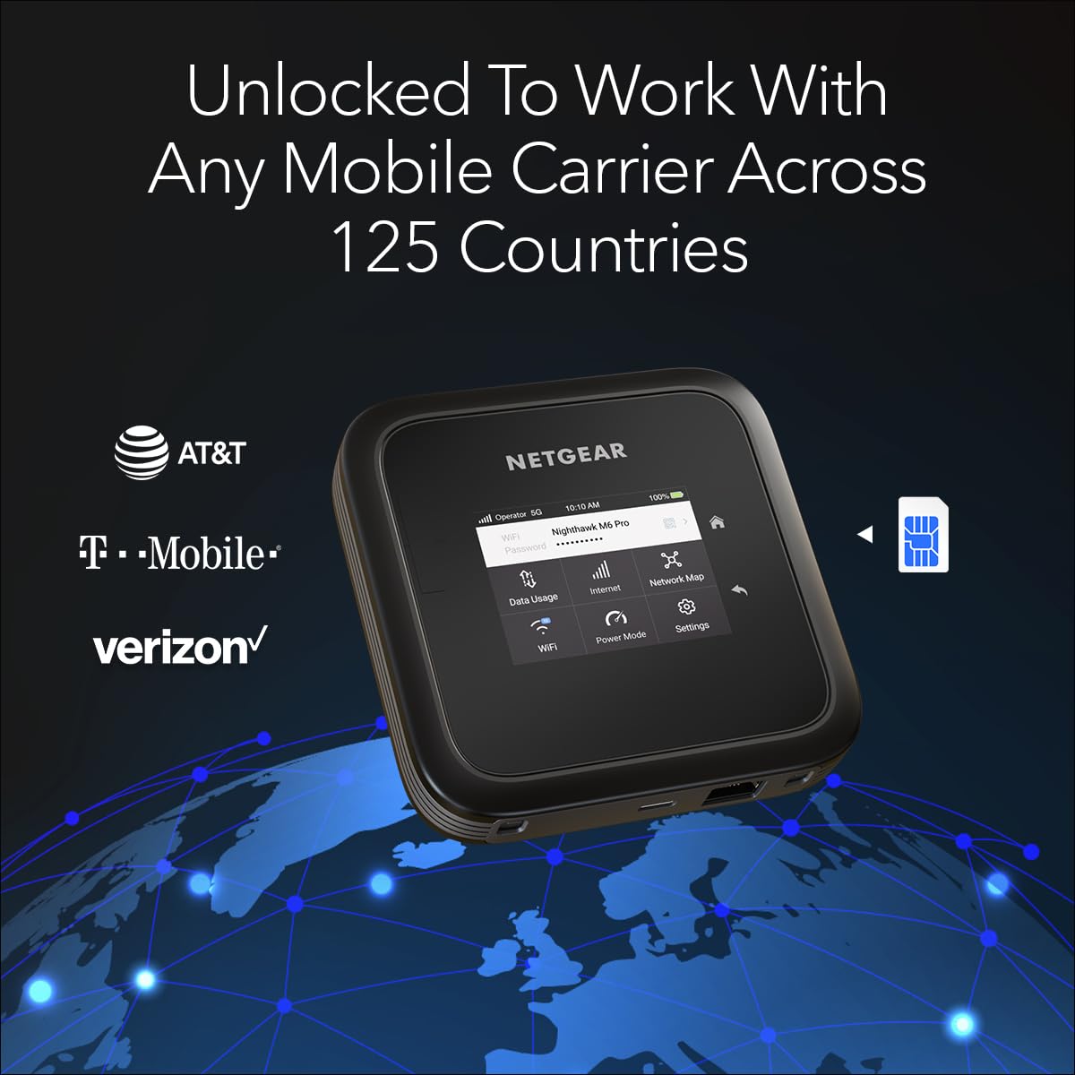 NETGEAR Nighthawk M6 Pro SIM slot enables quick data plan swaps for global roaming