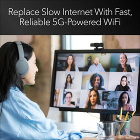 NETGEAR Nighthawk M6 Pro travel use shows portable design for airports and hotels