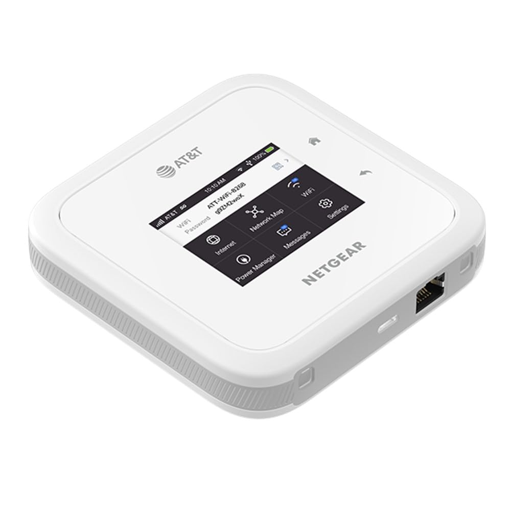NETGEAR Nighthawk M6 side ports for SIM and connectivity.