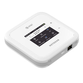 NETGEAR Nighthawk M6 side ports for SIM and connectivity.