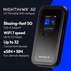 NETGEAR Nighthawk M7 app setup showing eSIM activation
