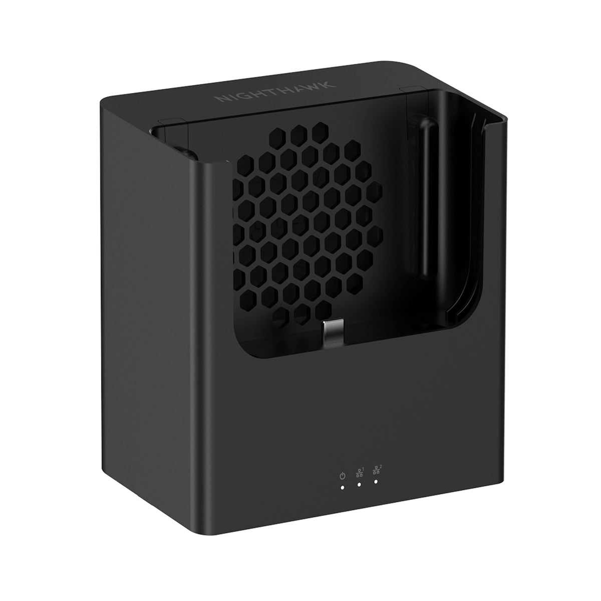 NETGEAR Nighthawk MD200 cradle docking station enables stable wired connections.