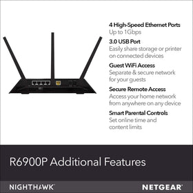 NETGEAR Nighthawk R6900P vpn-voice-control with Alexa and Google Assistant