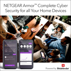 NETGEAR Nighthawk placed in living room improving whole‑home WiFi benefit