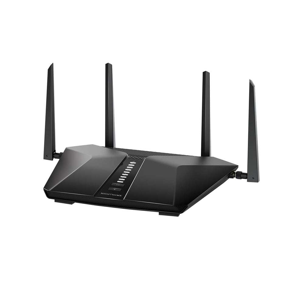 NETGEAR Nighthawk RAX43 app setup for quick, secure WiFi configuration.