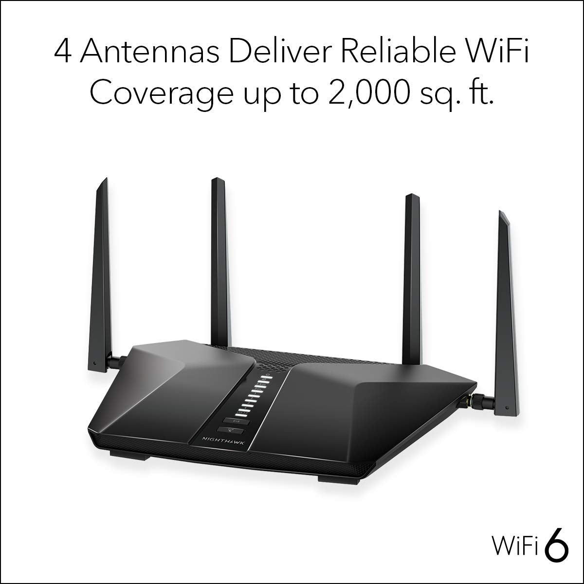 Nighthawk app setup and network control on a mobile device.