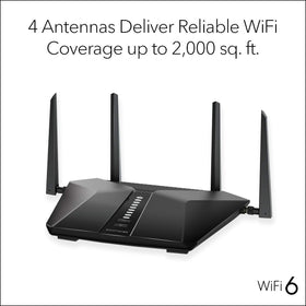 Nighthawk app setup and network control on a mobile device.