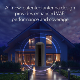NETGEAR Armor shield icon over RS150 network security
