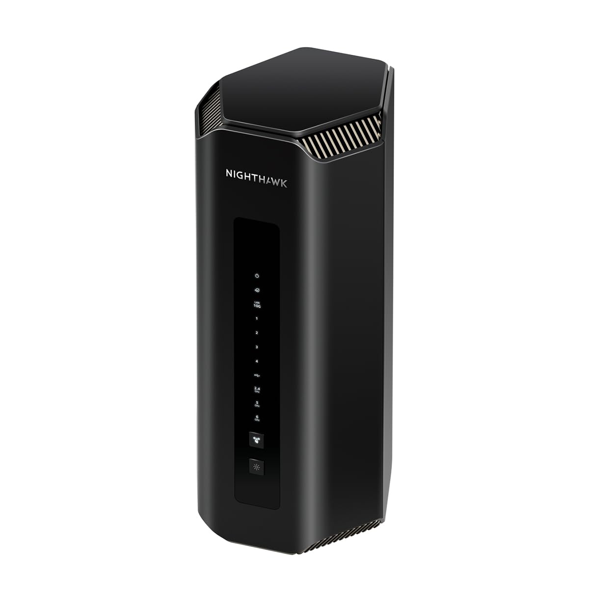 NETGEAR Nighthawk RS700S front view showing sleek design and compact footprint.