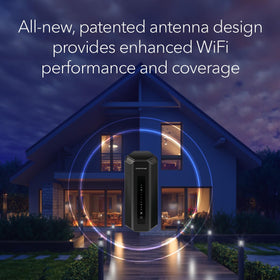 NETGEAR Nighthawk RS700S in living room enabling smooth gaming and streaming