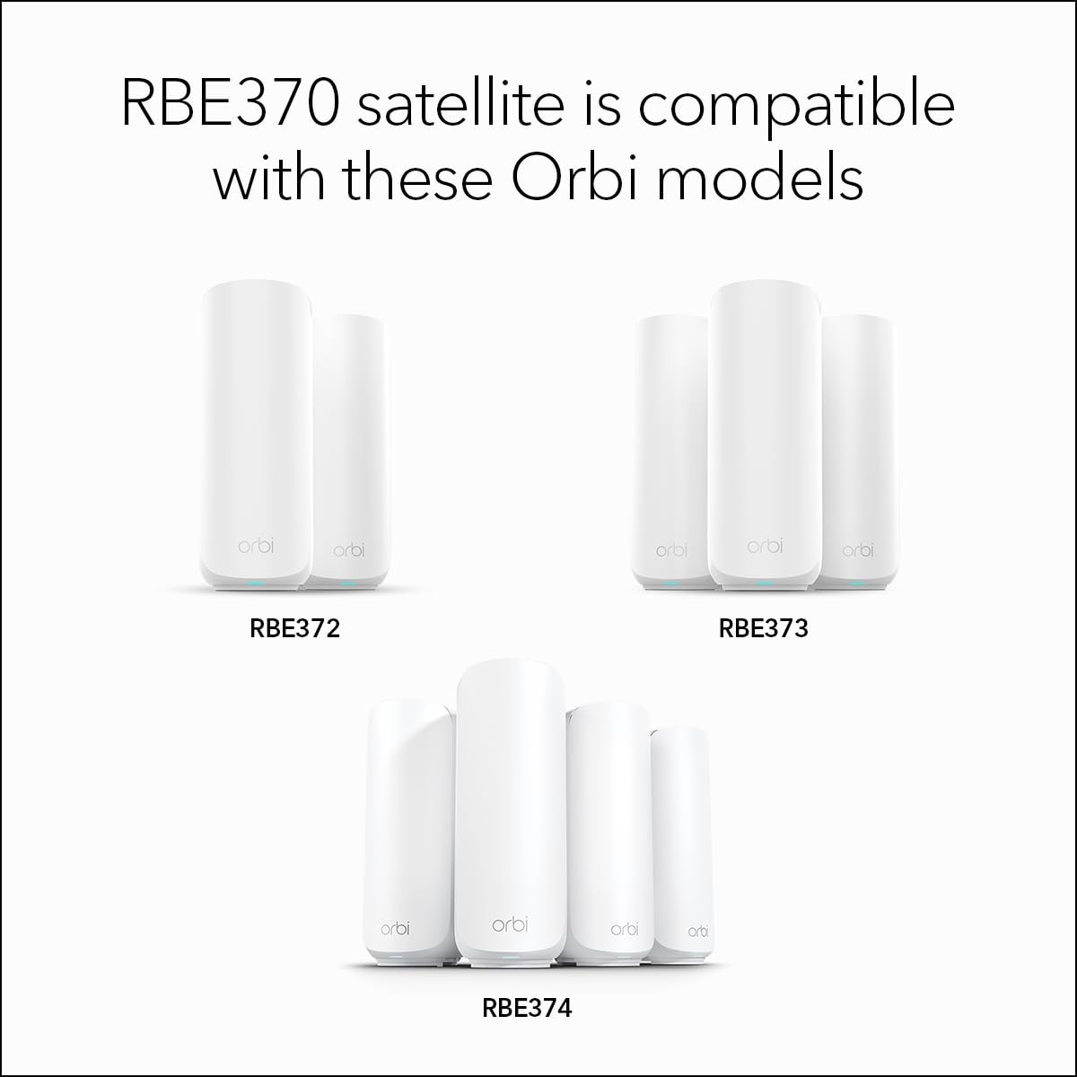 NETGEAR Orbi 370 setup button illustrating simple push-to-connect installation