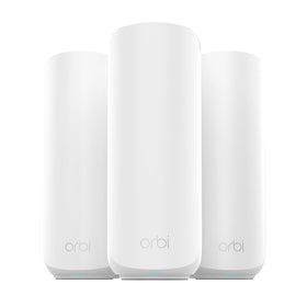 NETGEAR Orbi 370 router with WiFi 7 delivering whole-home coverage.