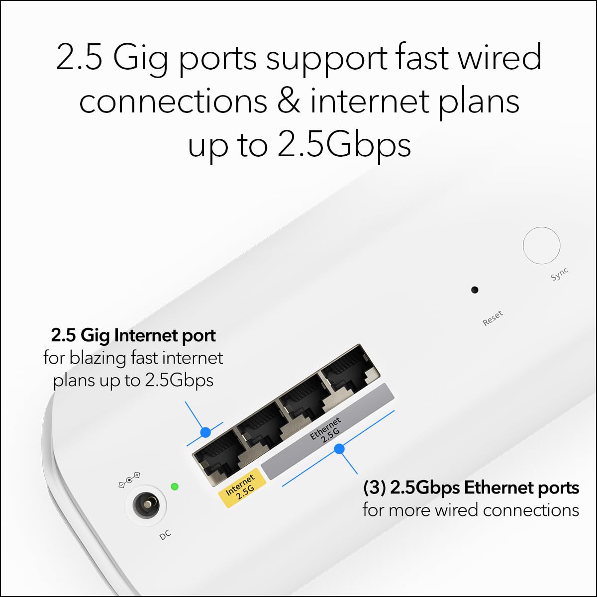 NETGEAR Orbi 770 antenna array emphasizes strong signal directions